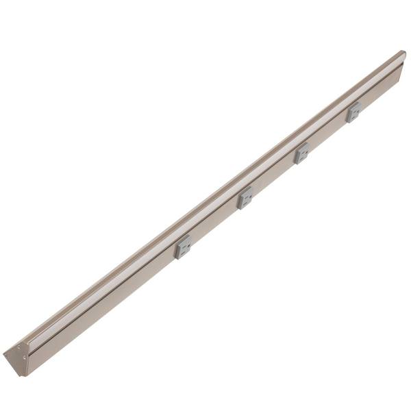 36.5" 16.5 watt 120 volt Tunable Satin Nickel Remote Power Series LED Lighted Power Strip